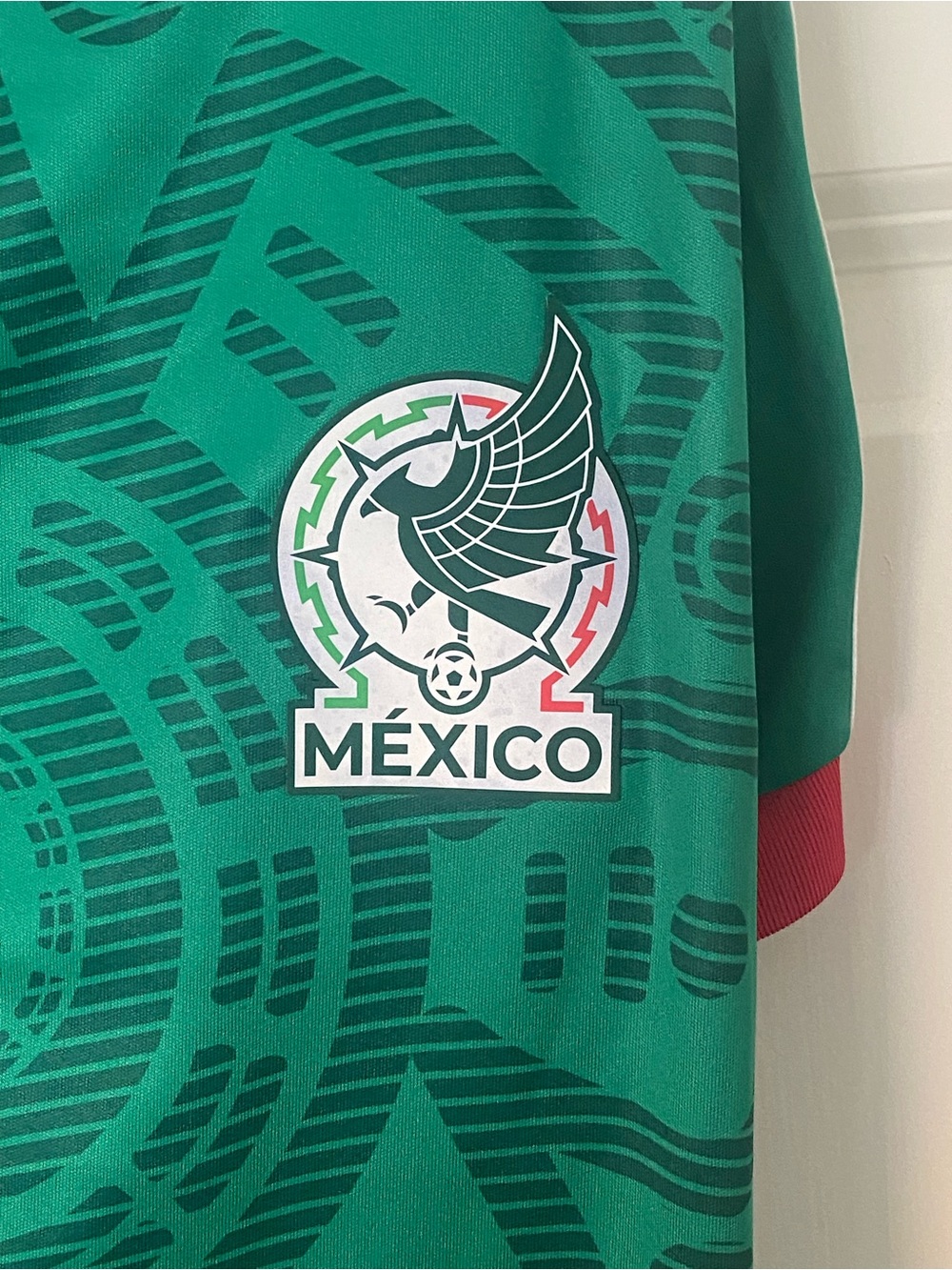 adidas Mexico Green and Red Dog Jersey - Picture 2 of 8